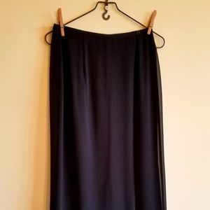 Express Maxi Length Skirt - Size 5/6- Black